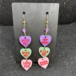 Conversation Heart
Dangle Earrings